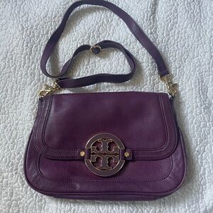 Tory Burch Deep Purple Shoulder Bag